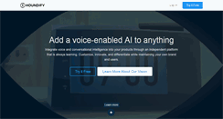 Desktop Screenshot of houndify.com